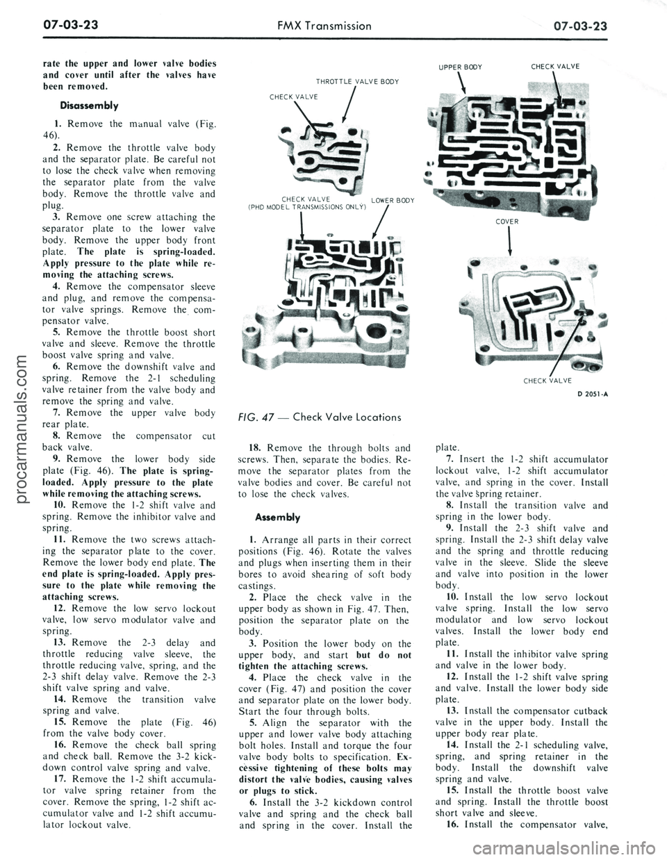 FORD MUSTANG 1969  Volume One Chassis procarmanuals.com 