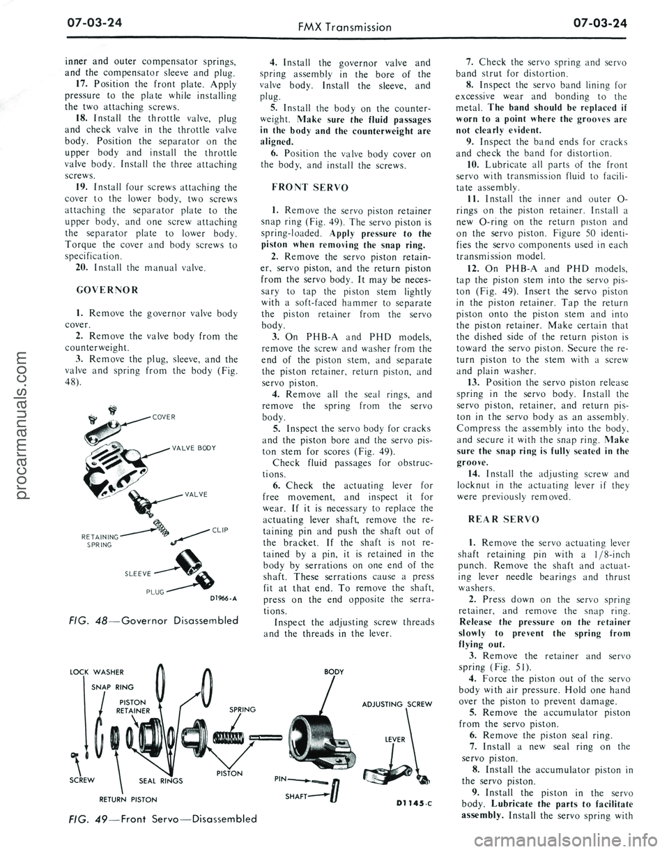 FORD MUSTANG 1969  Volume One Chassis procarmanuals.com 