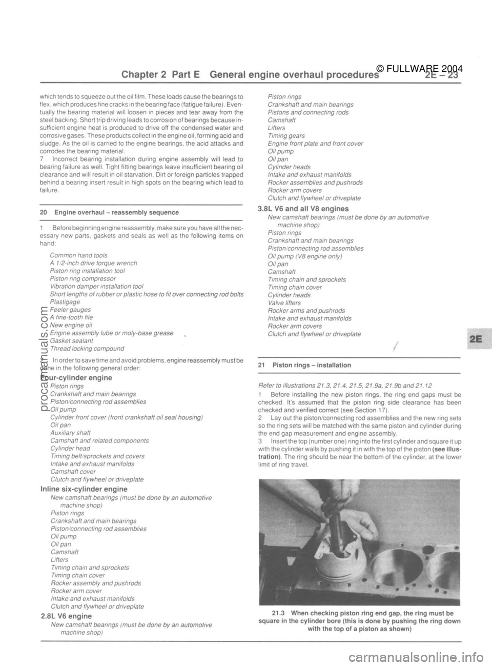FORD MUSTANG 1979  Service Repair Manual 
© FULLWARE 2004procarmanuals.com 