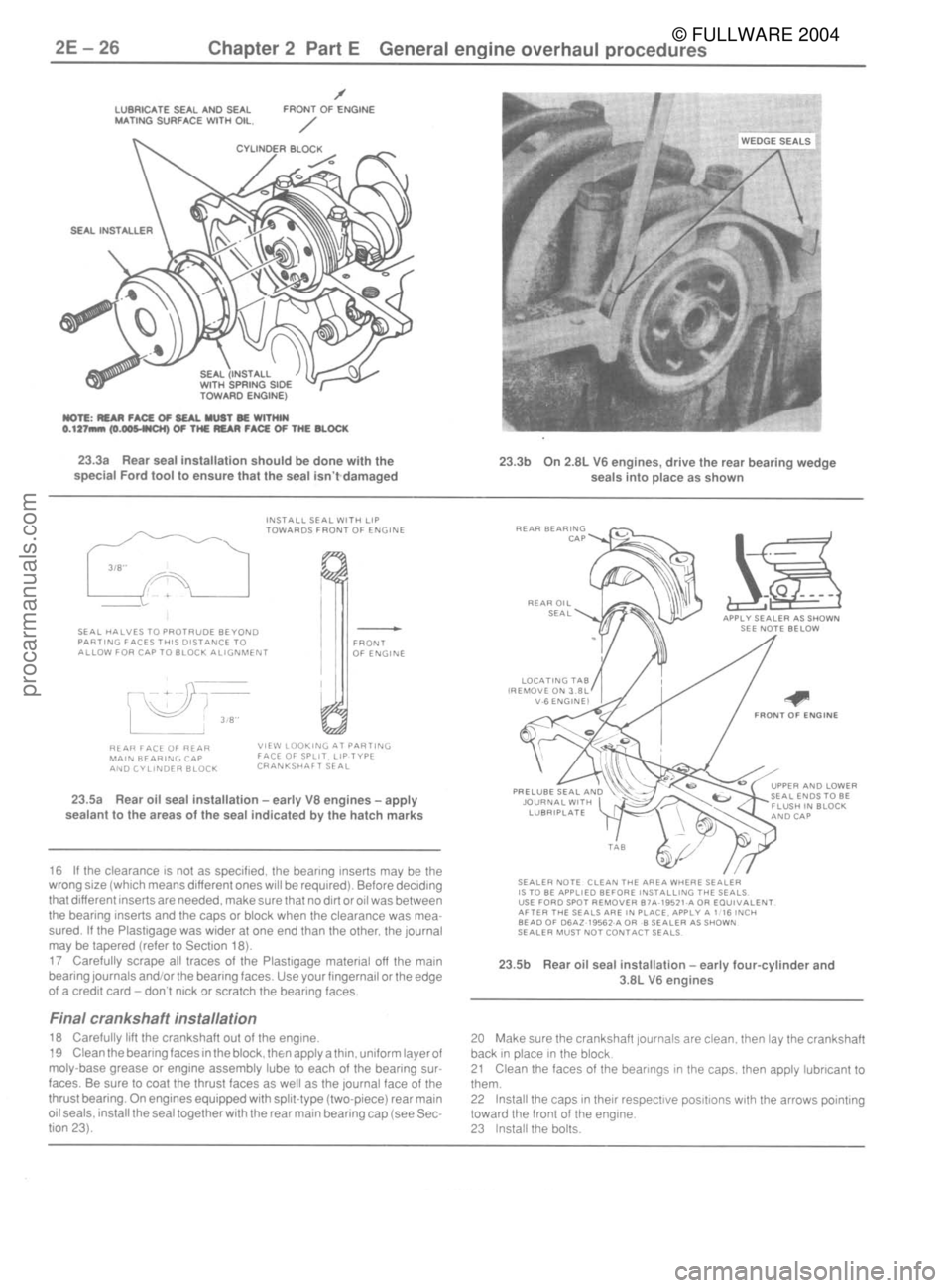FORD MUSTANG 1979  Service Repair Manual © FULLWARE 2004procarmanuals.com 