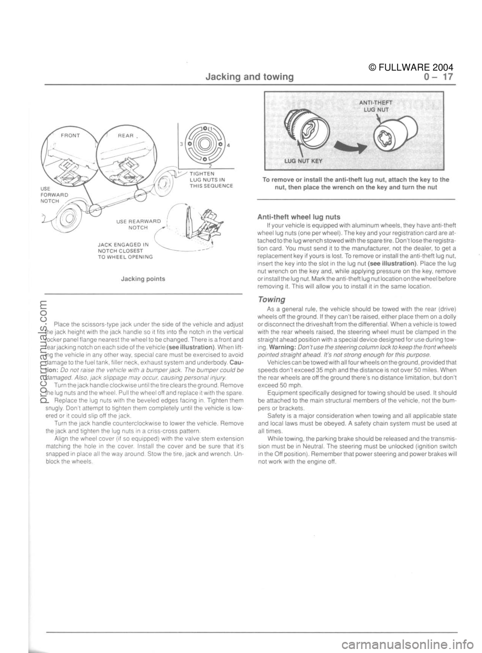 FORD MUSTANG 1979  Service Repair Manual 
© FULLWARE 2004procarmanuals.com 