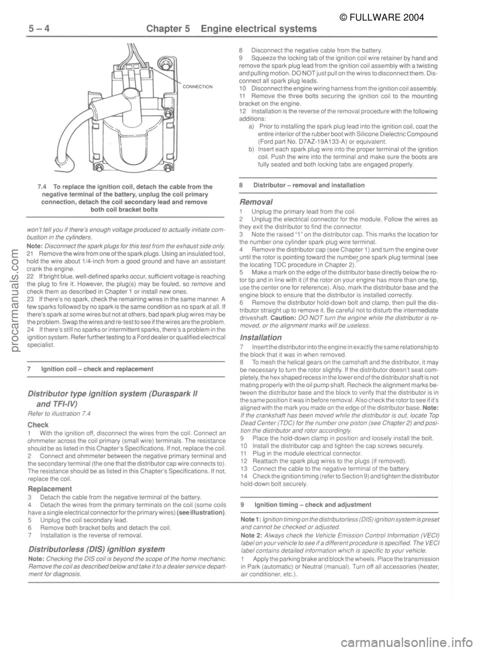 FORD MUSTANG 1979  Service Repair Manual © FULLWARE 2004procarmanuals.com 