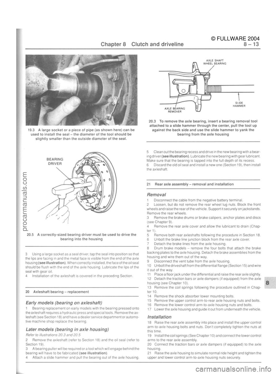 FORD MUSTANG 1979  Service Repair Manual 
© FULLWARE 2004procarmanuals.com 