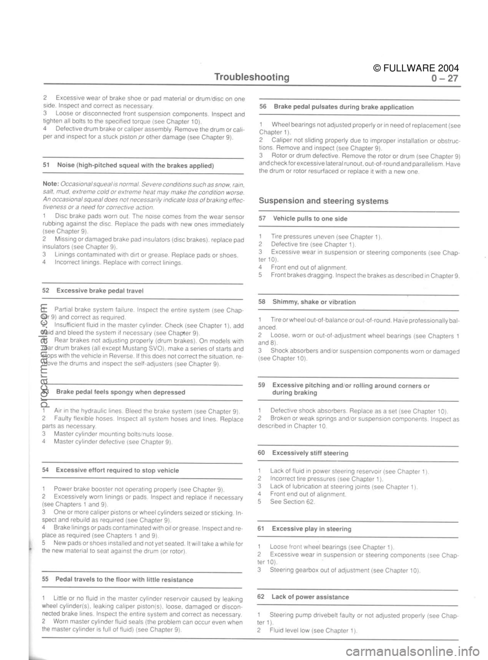 FORD MUSTANG 1979  Service Repair Manual 
© FULLWARE 2004procarmanuals.com 
