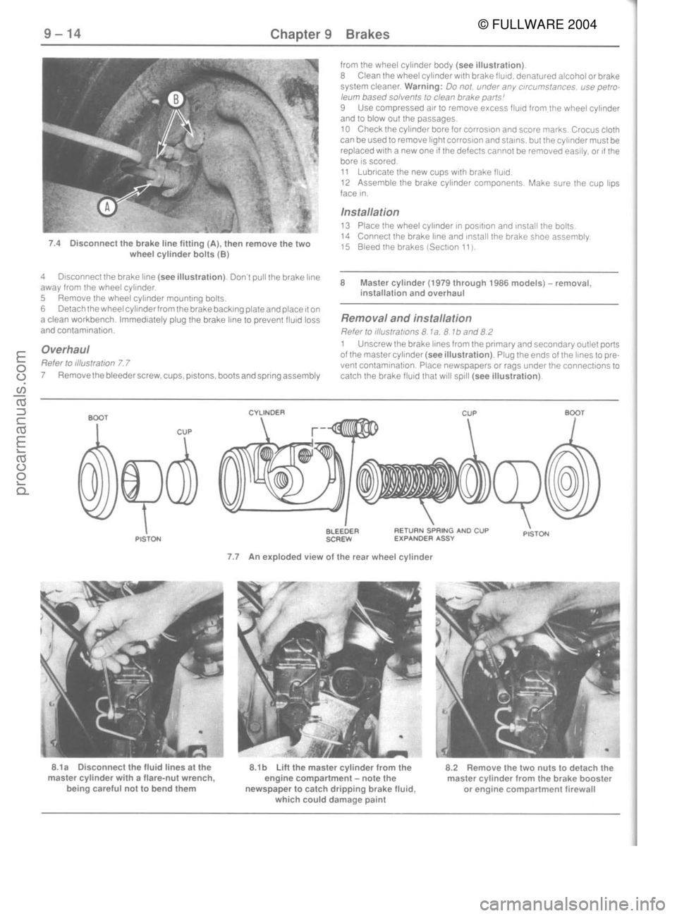 FORD MUSTANG 1979  Service Repair Manual © FULLWARE 2004procarmanuals.com 