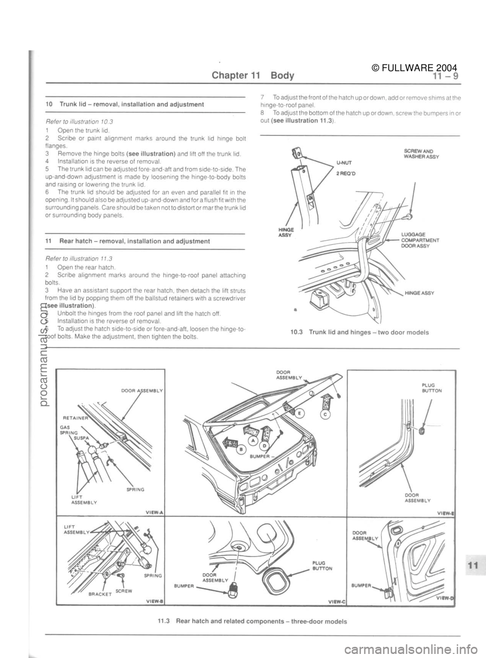 FORD MUSTANG 1979  Service Repair Manual 
© FULLWARE 2004procarmanuals.com 