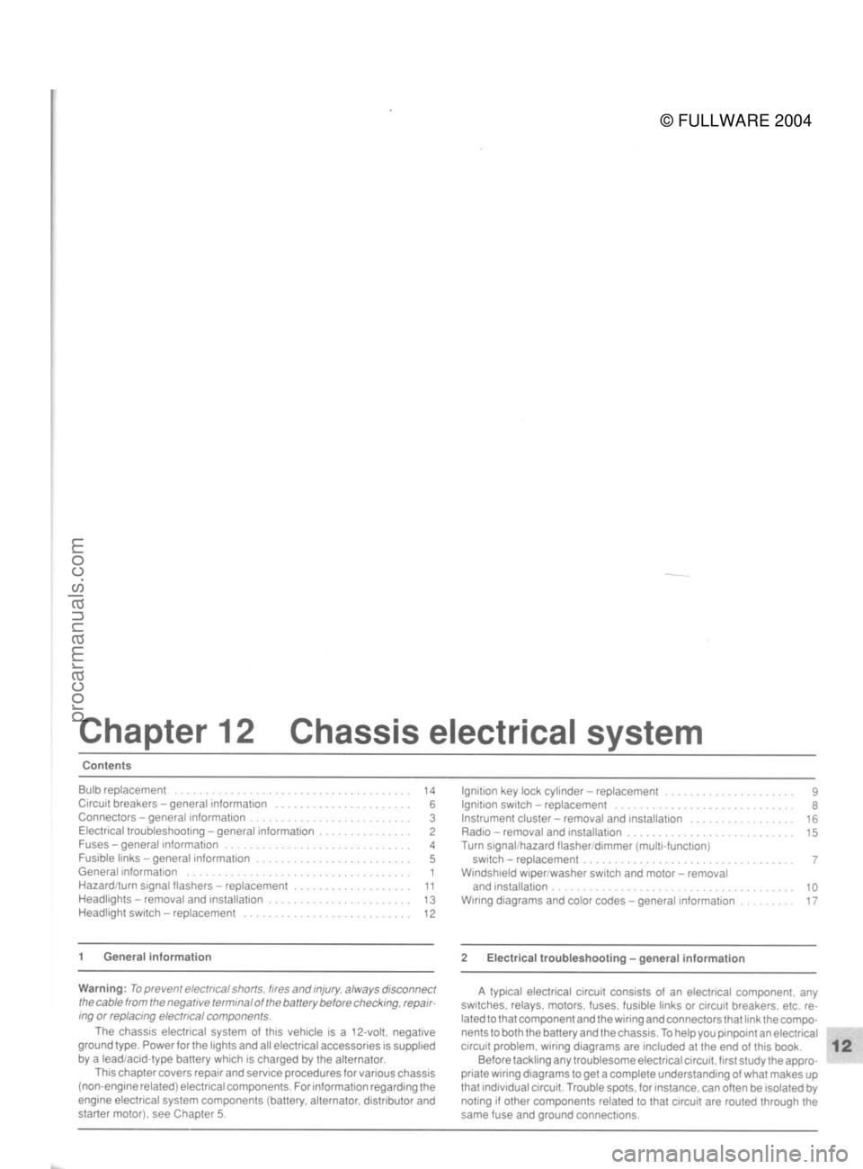 FORD MUSTANG 1979  Service Repair Manual 
© FULLWARE 2004procarmanuals.com 