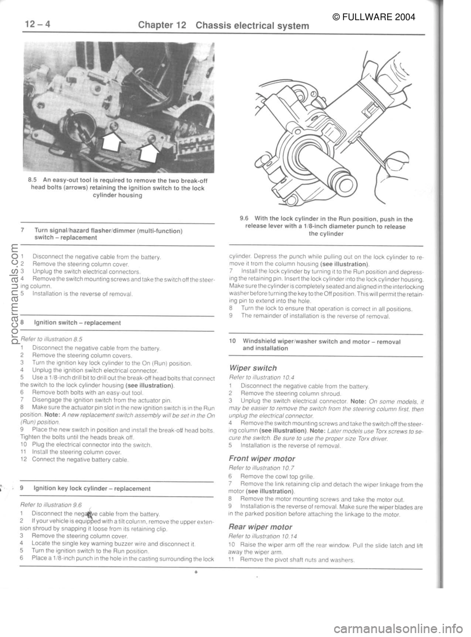 FORD MUSTANG 1979  Service Repair Manual © FULLWARE 2004procarmanuals.com 