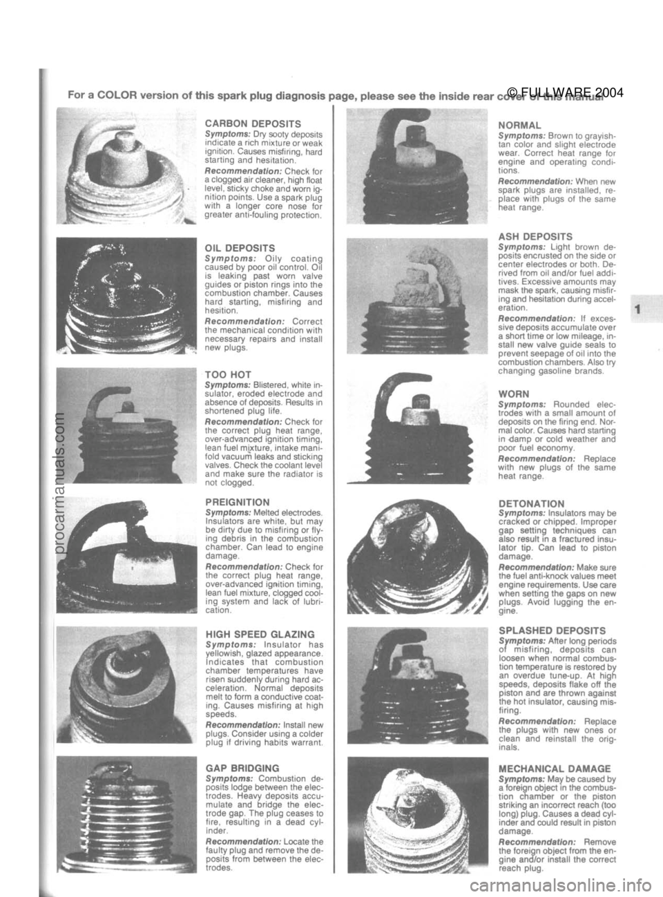FORD MUSTANG 1979  Service Repair Manual 
© FULLWARE 2004procarmanuals.com 