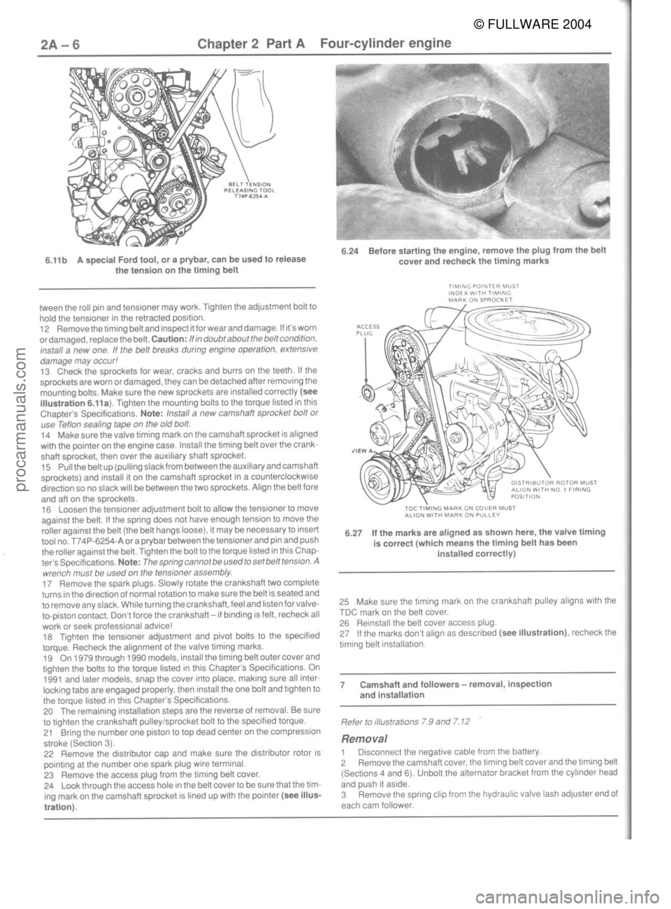 FORD MUSTANG 1979  Service Repair Manual © FULLWARE 2004procarmanuals.com 
