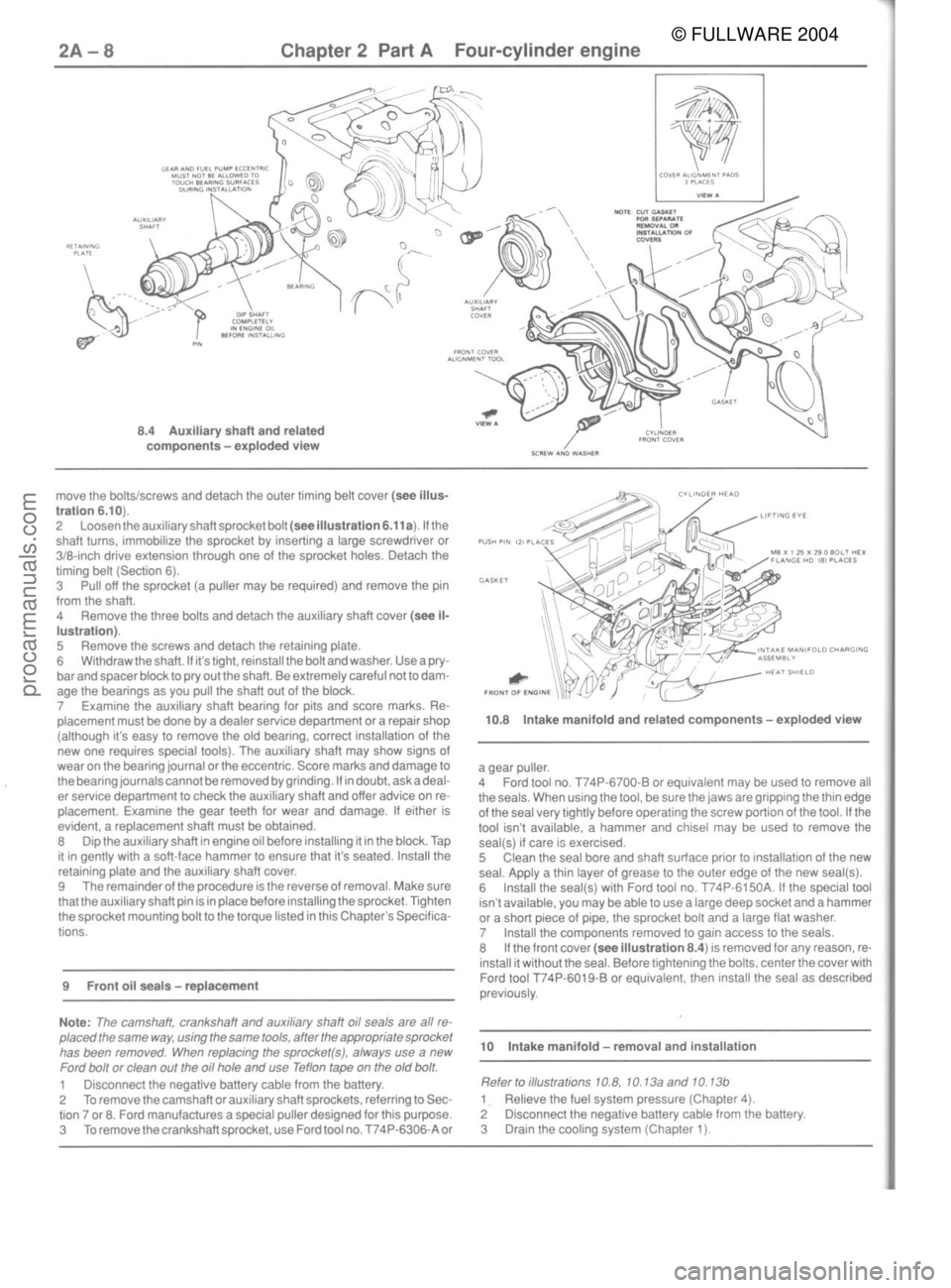 FORD MUSTANG 1979  Service Repair Manual © FULLWARE 2004procarmanuals.com 