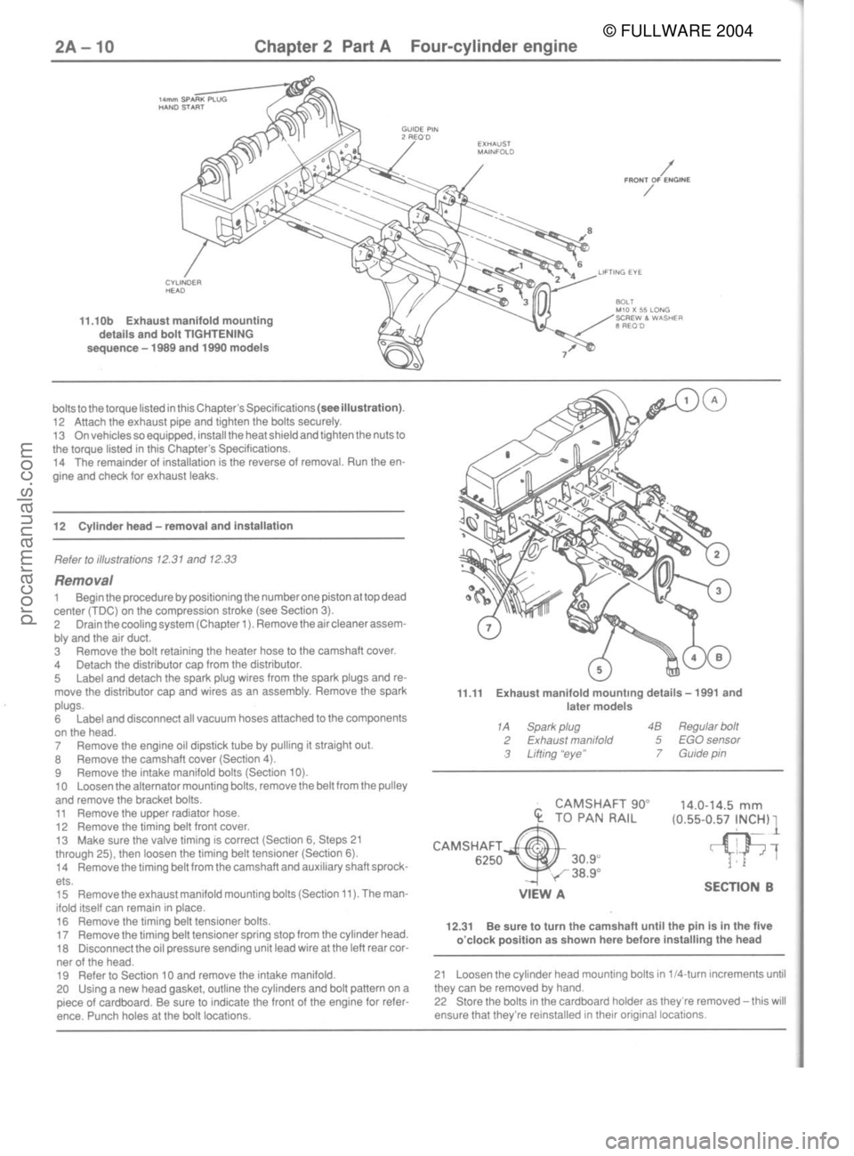 FORD MUSTANG 1979  Service Repair Manual © FULLWARE 2004procarmanuals.com 