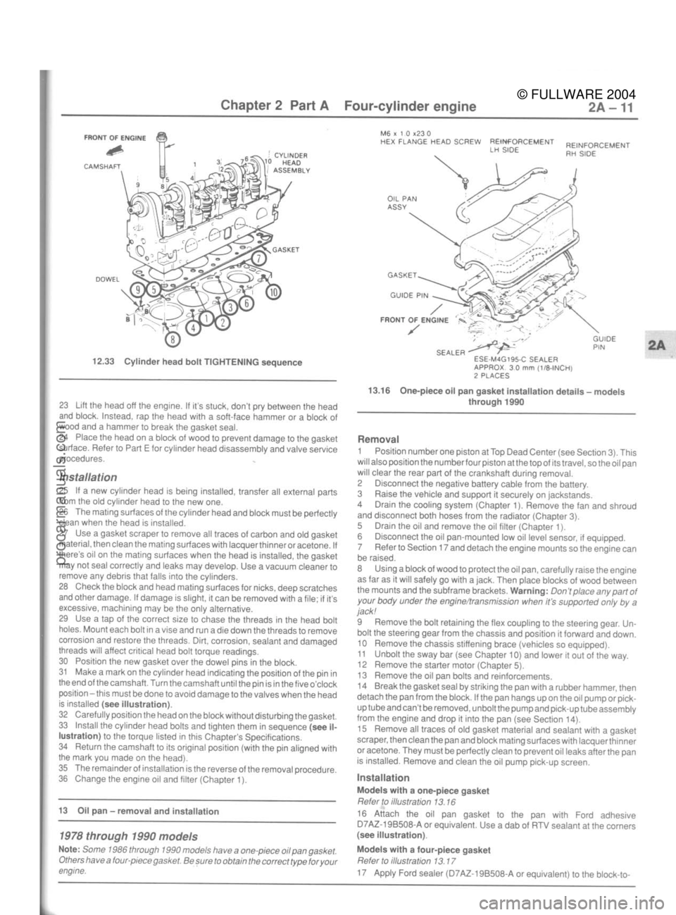 FORD MUSTANG 1979  Service Repair Manual 
© FULLWARE 2004procarmanuals.com 