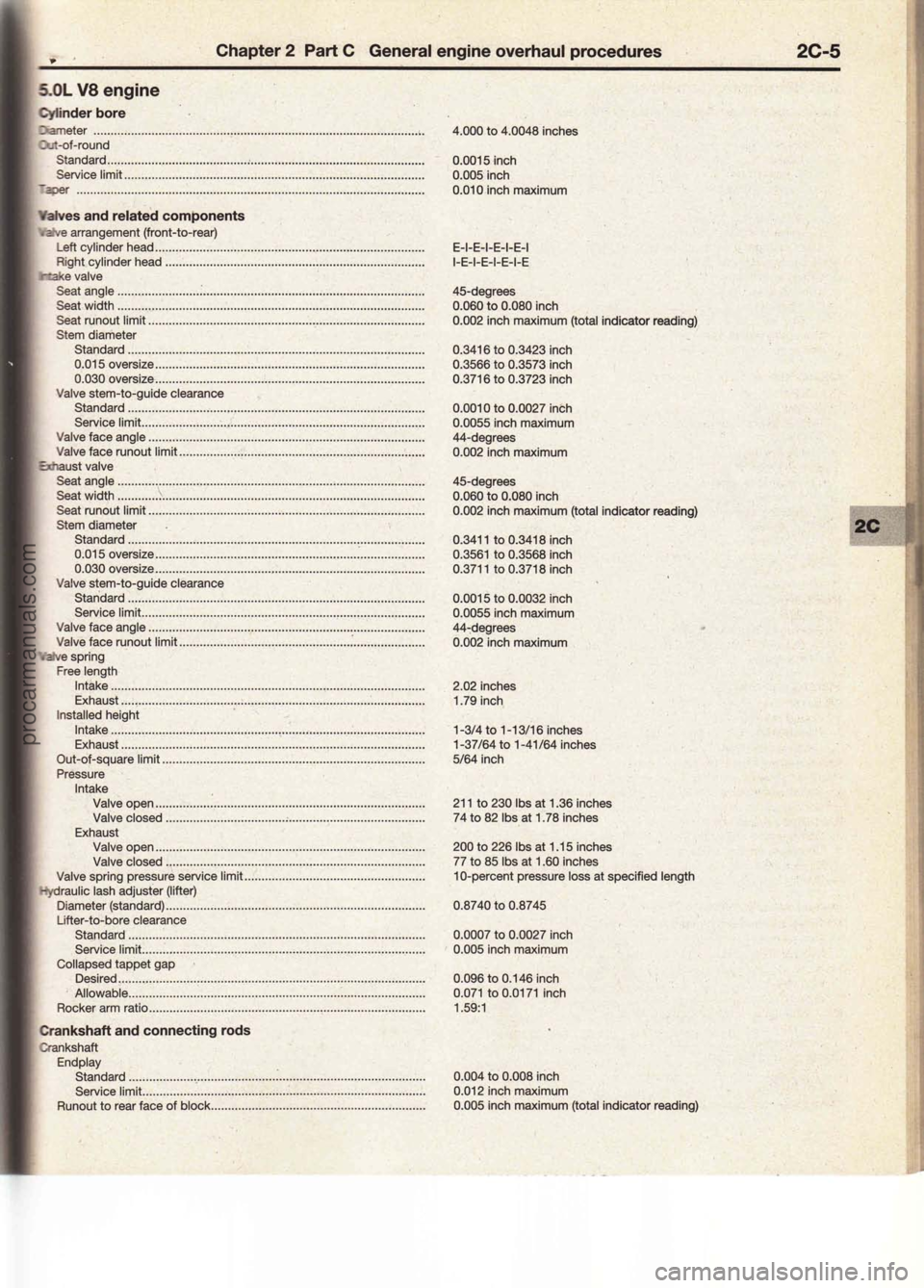 FORD MUSTANG 1994  Service Repair Manual procarmanuals.com 