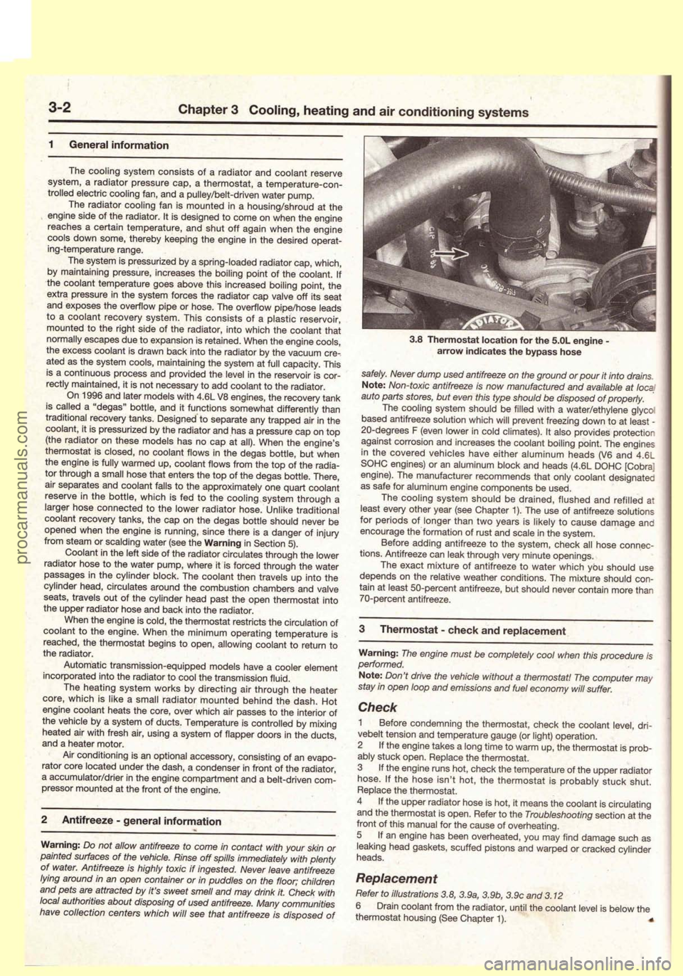 FORD MUSTANG 1994  Service Repair Manual procarmanuals.com 