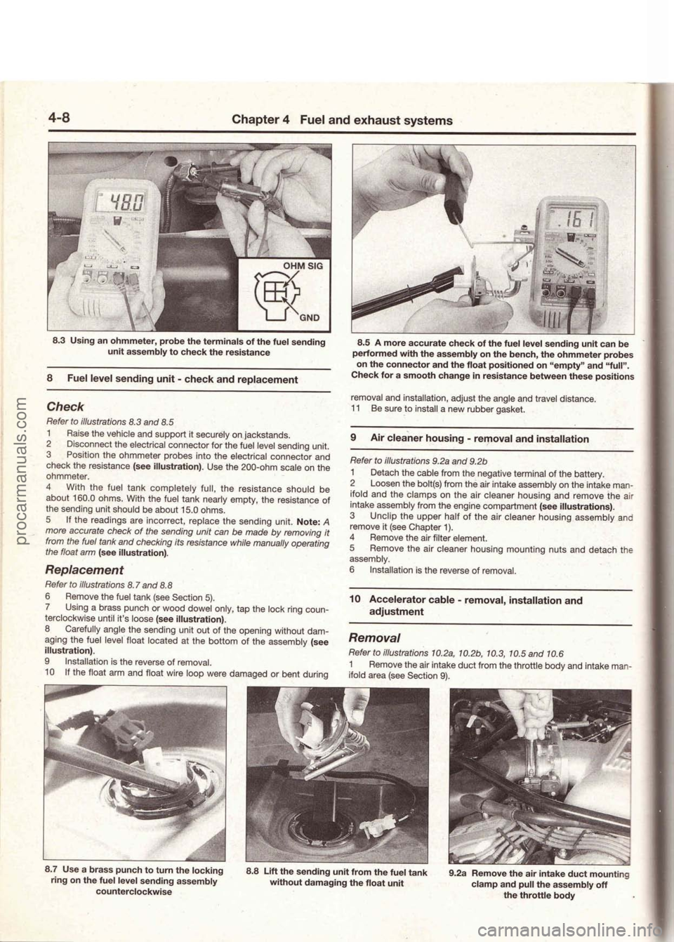 FORD MUSTANG 1994  Service Repair Manual procarmanuals.com 