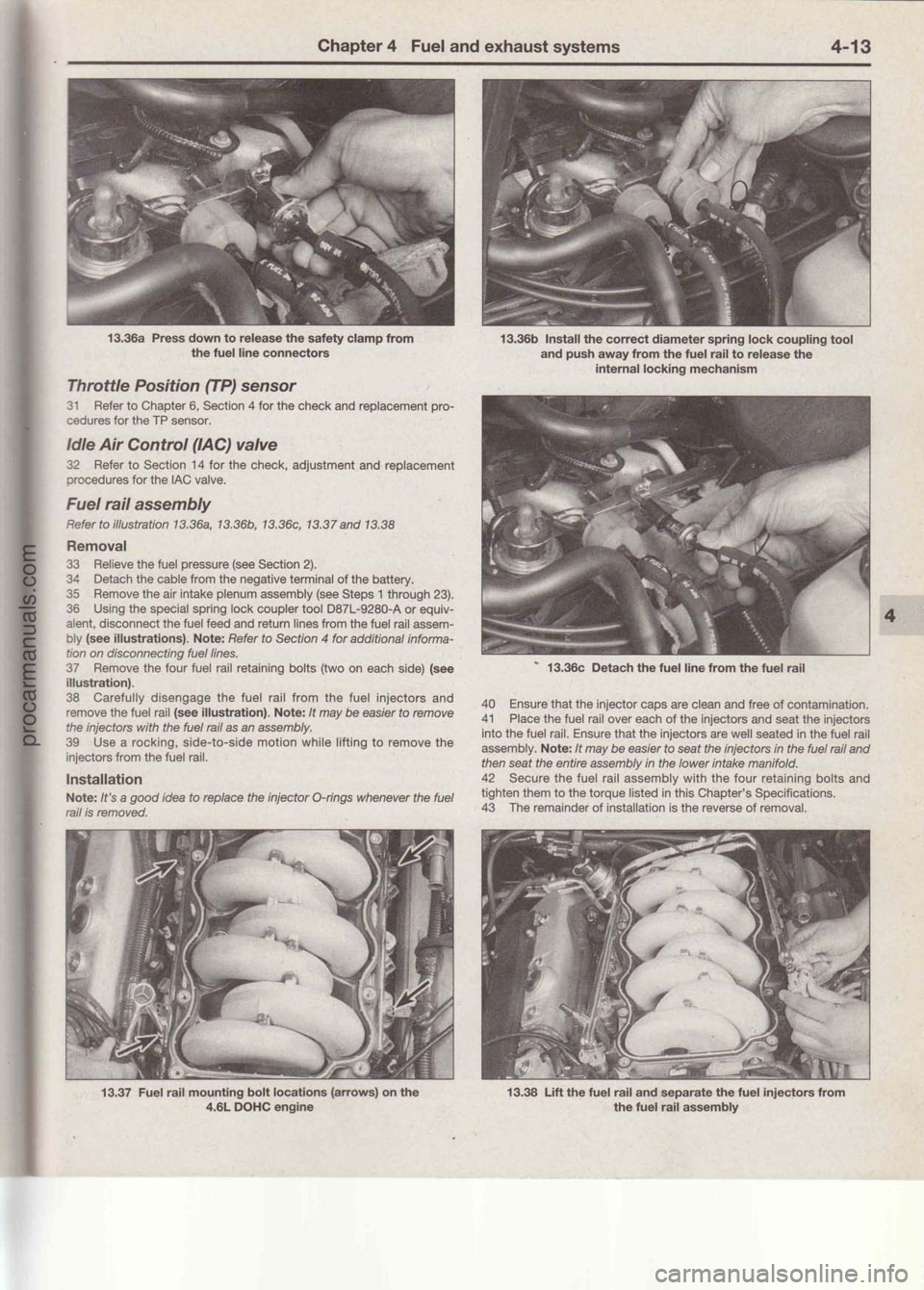FORD MUSTANG 1994  Service Repair Manual procarmanuals.com 
