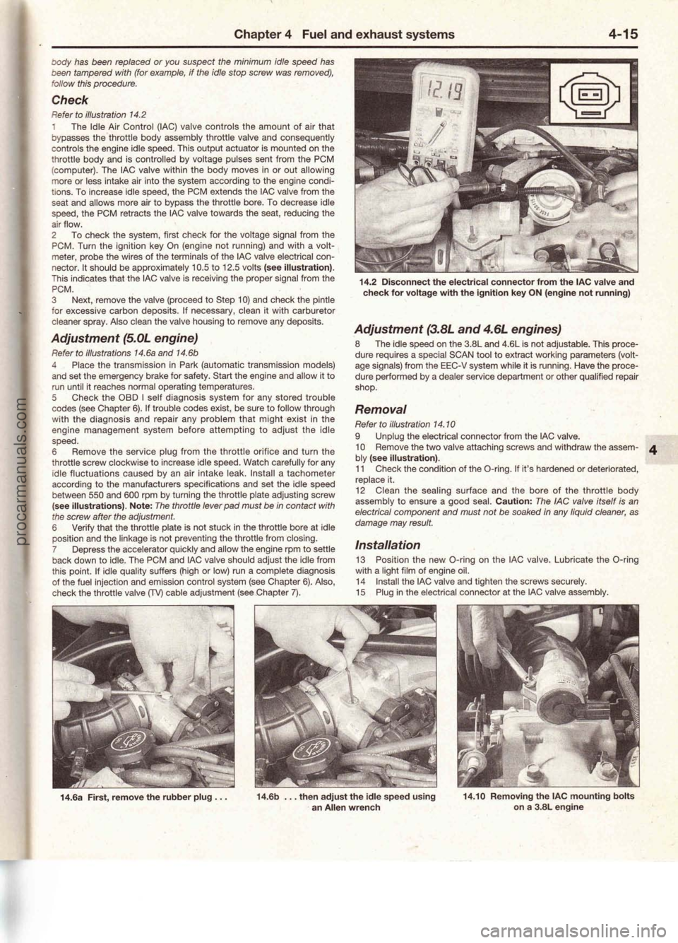FORD MUSTANG 1994  Service Repair Manual procarmanuals.com 