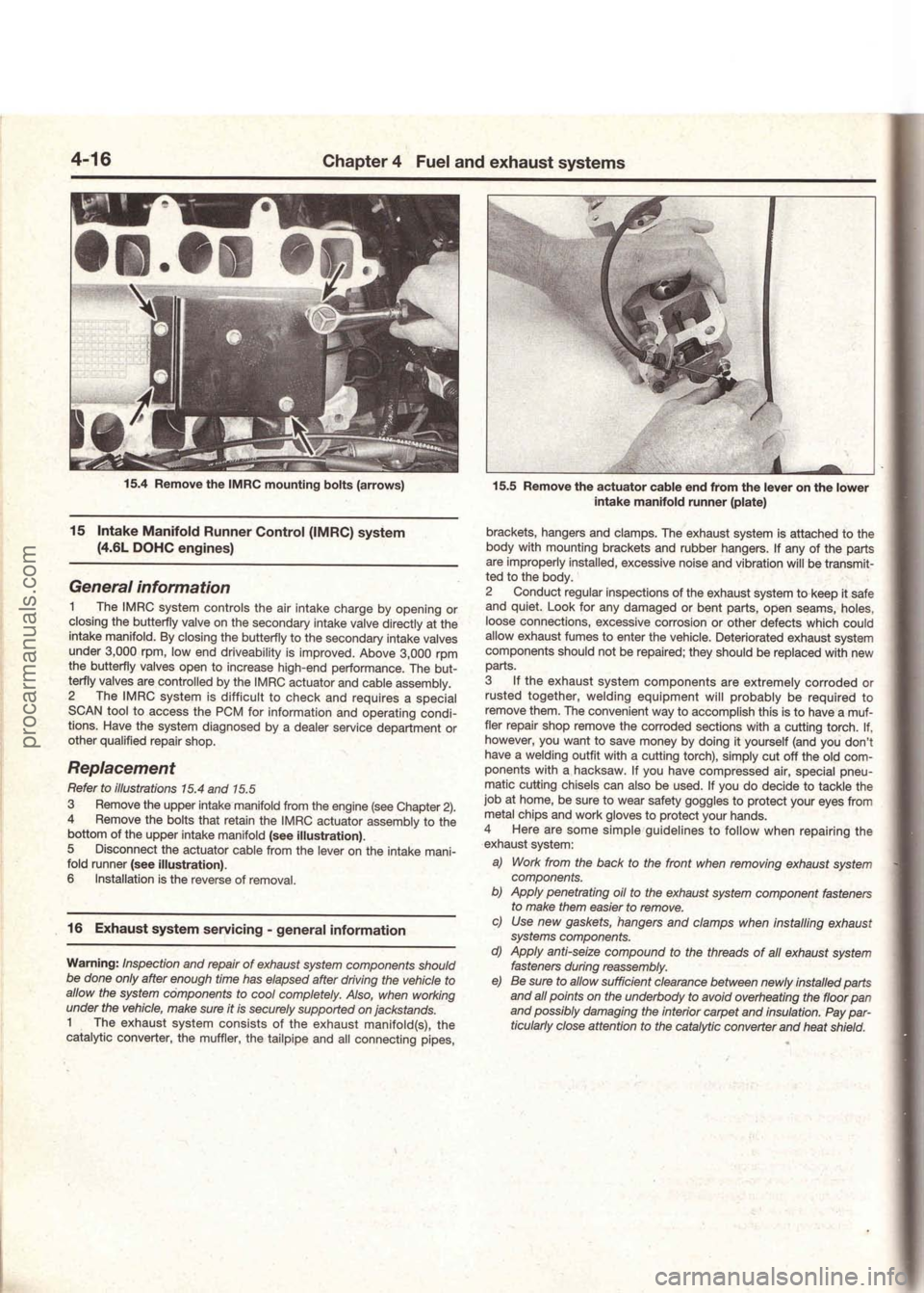FORD MUSTANG 1994  Service Repair Manual procarmanuals.com 