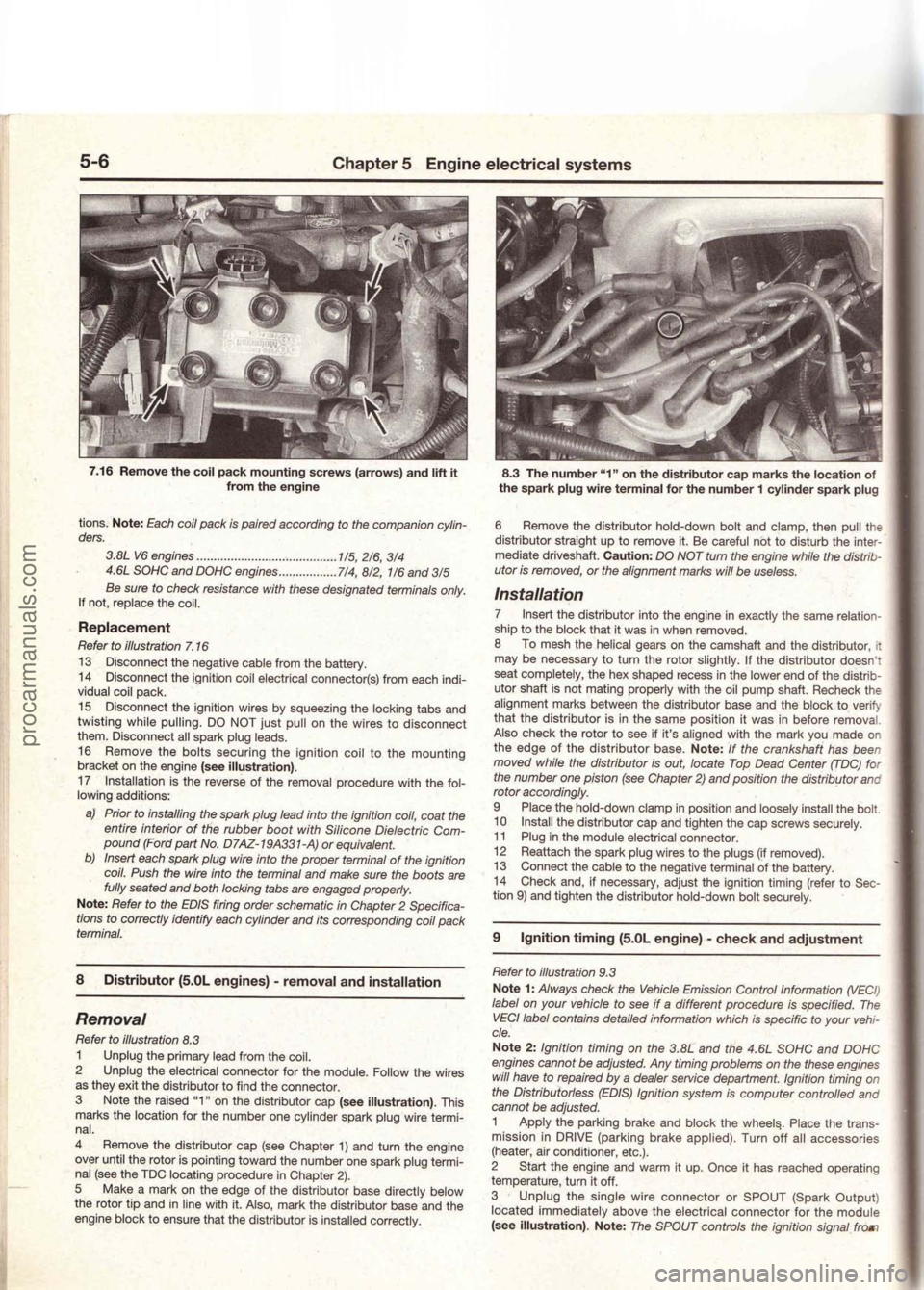 FORD MUSTANG 1994  Service Repair Manual procarmanuals.com 