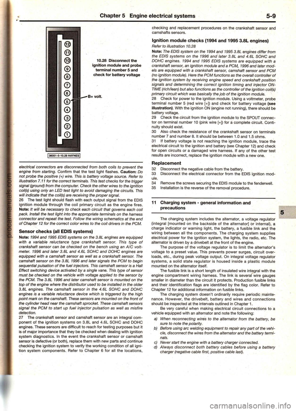 FORD MUSTANG 1994  Service Repair Manual procarmanuals.com 
