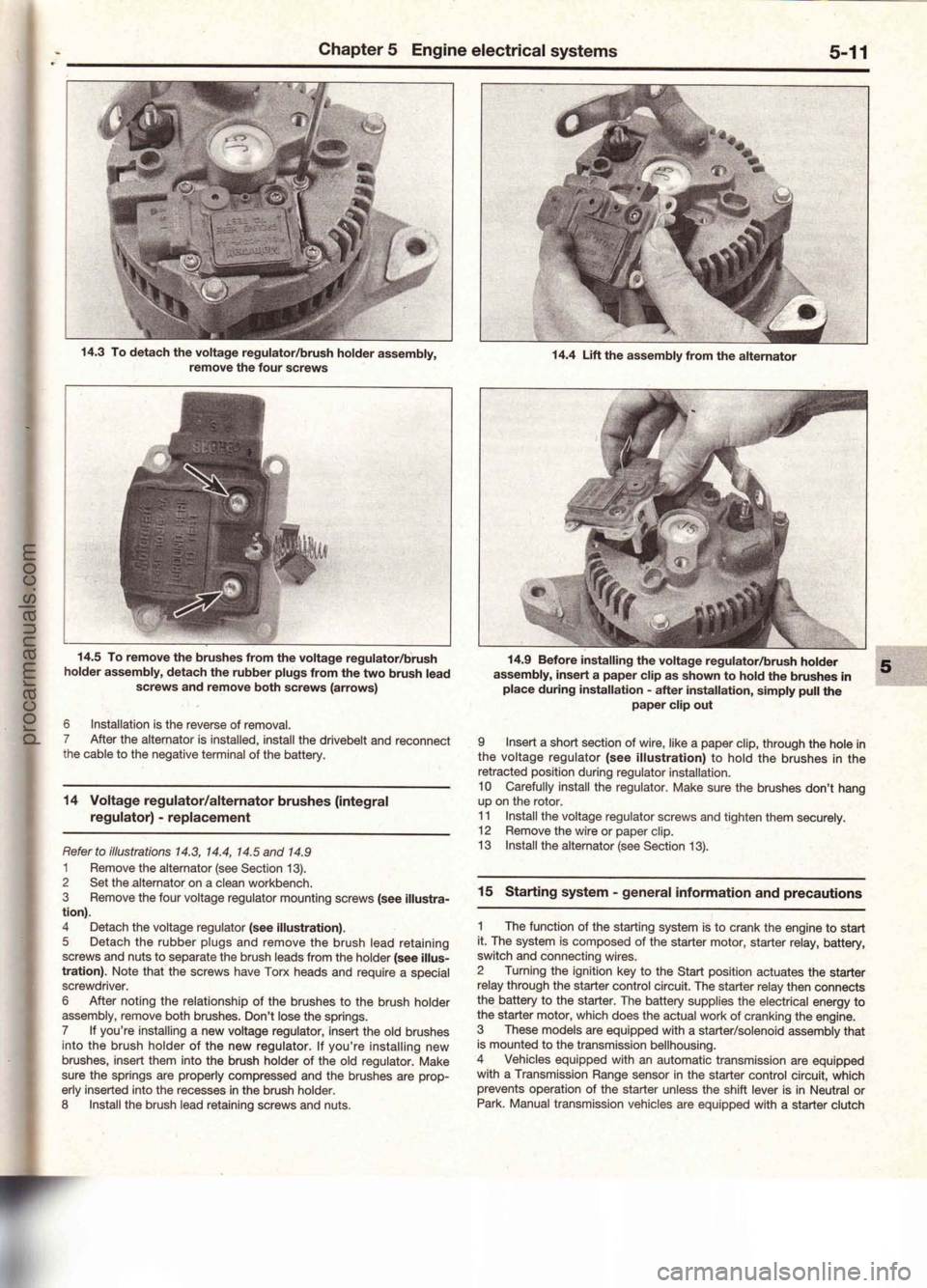 FORD MUSTANG 1994  Service Repair Manual procarmanuals.com 