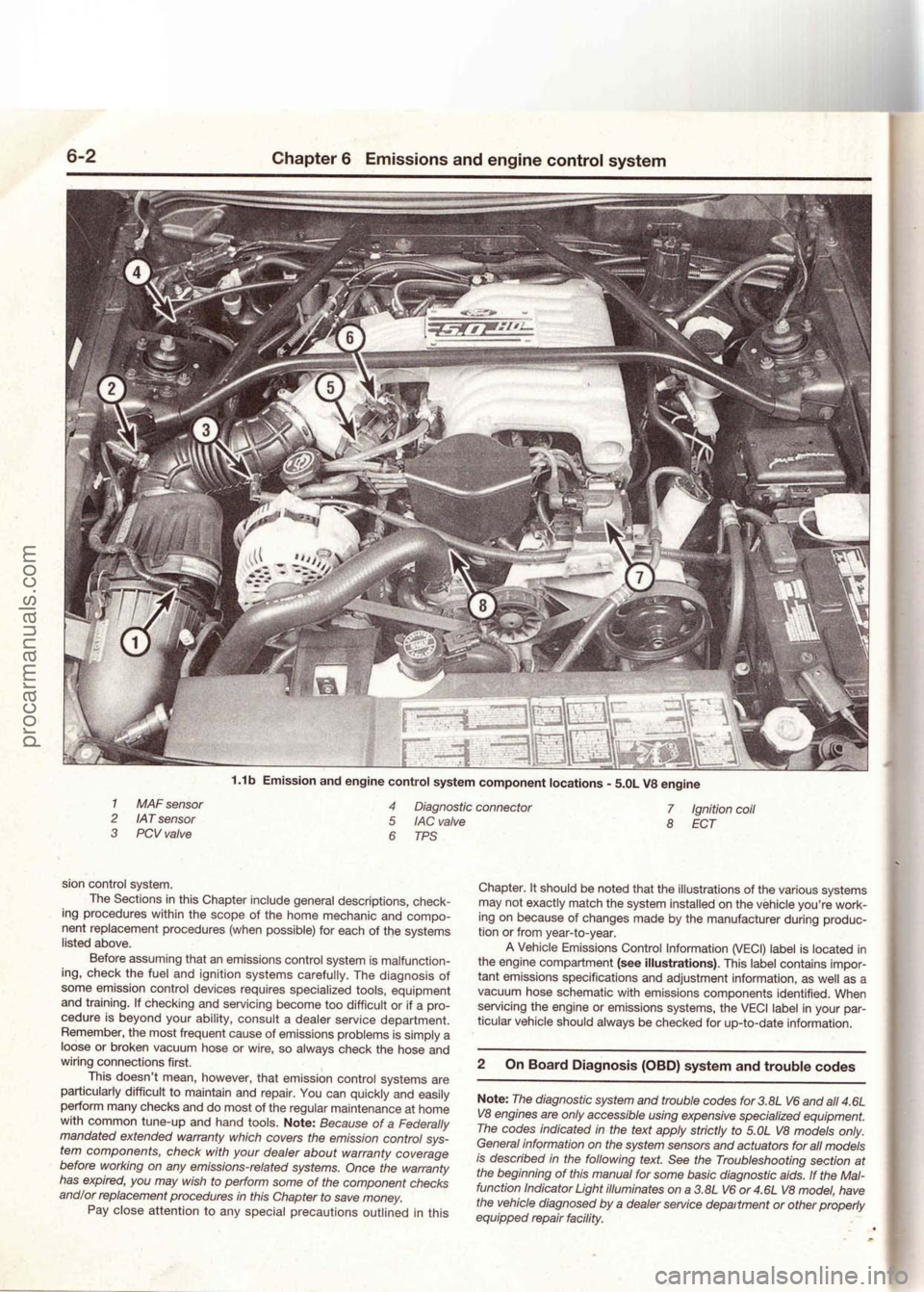 FORD MUSTANG 1994  Service Repair Manual procarmanuals.com 