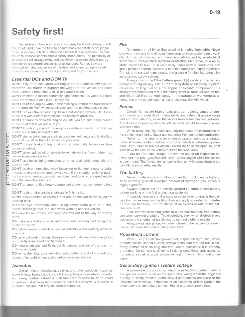 FORD MUSTANG 1994  Service Repair Manual procarmanuals.com 
