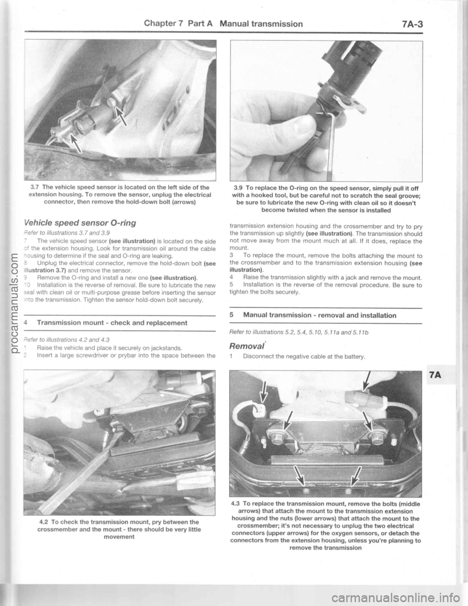 FORD MUSTANG 1994  Service Repair Manual procarmanuals.com 