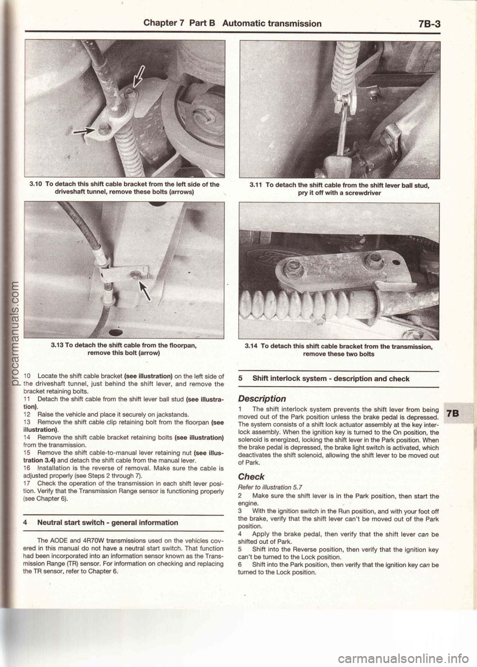 FORD MUSTANG 1994  Service Repair Manual procarmanuals.com 