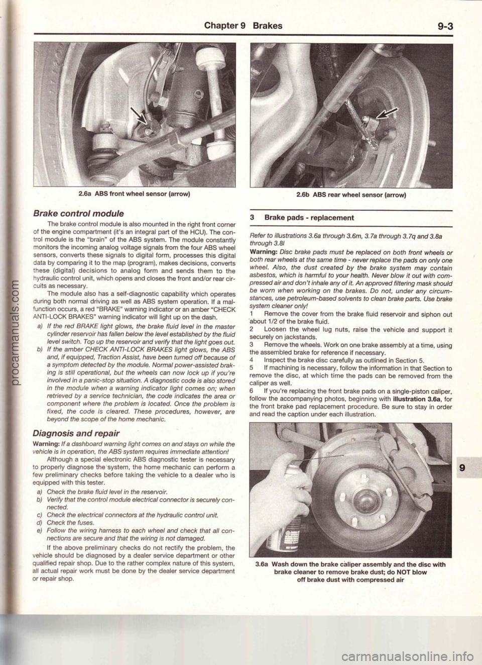 FORD MUSTANG 1994  Service Repair Manual procarmanuals.com 