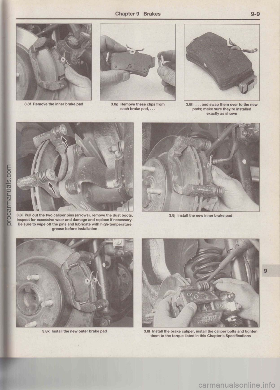 FORD MUSTANG 1994  Service Repair Manual procarmanuals.com 