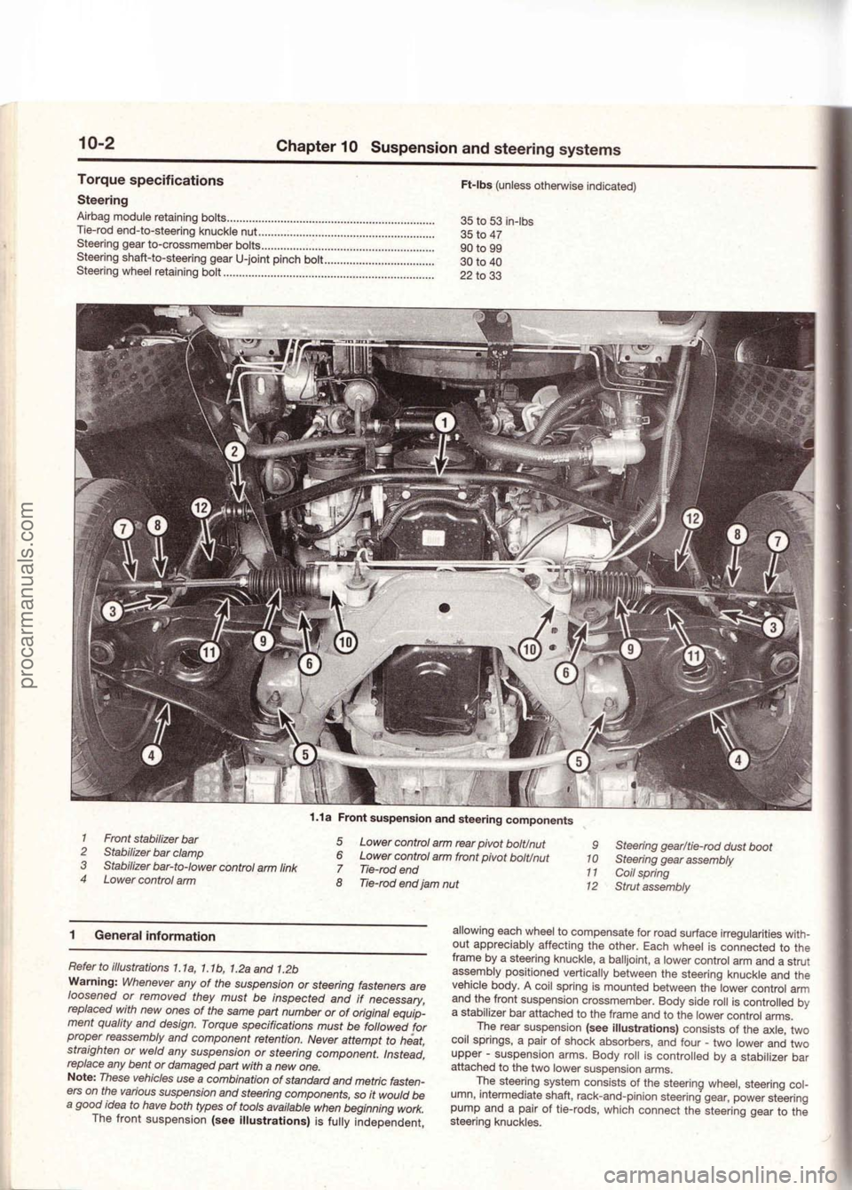 FORD MUSTANG 1994  Service Repair Manual procarmanuals.com 