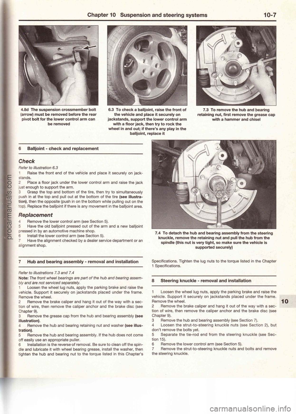 FORD MUSTANG 1994  Service Repair Manual procarmanuals.com 