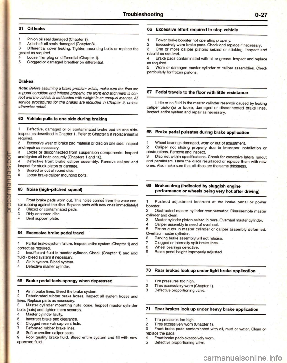 FORD MUSTANG 1994  Service Repair Manual procarmanuals.com 