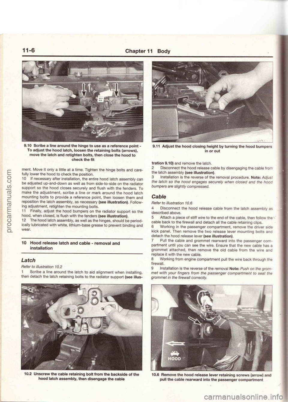 FORD MUSTANG 1994  Service Repair Manual procarmanuals.com 