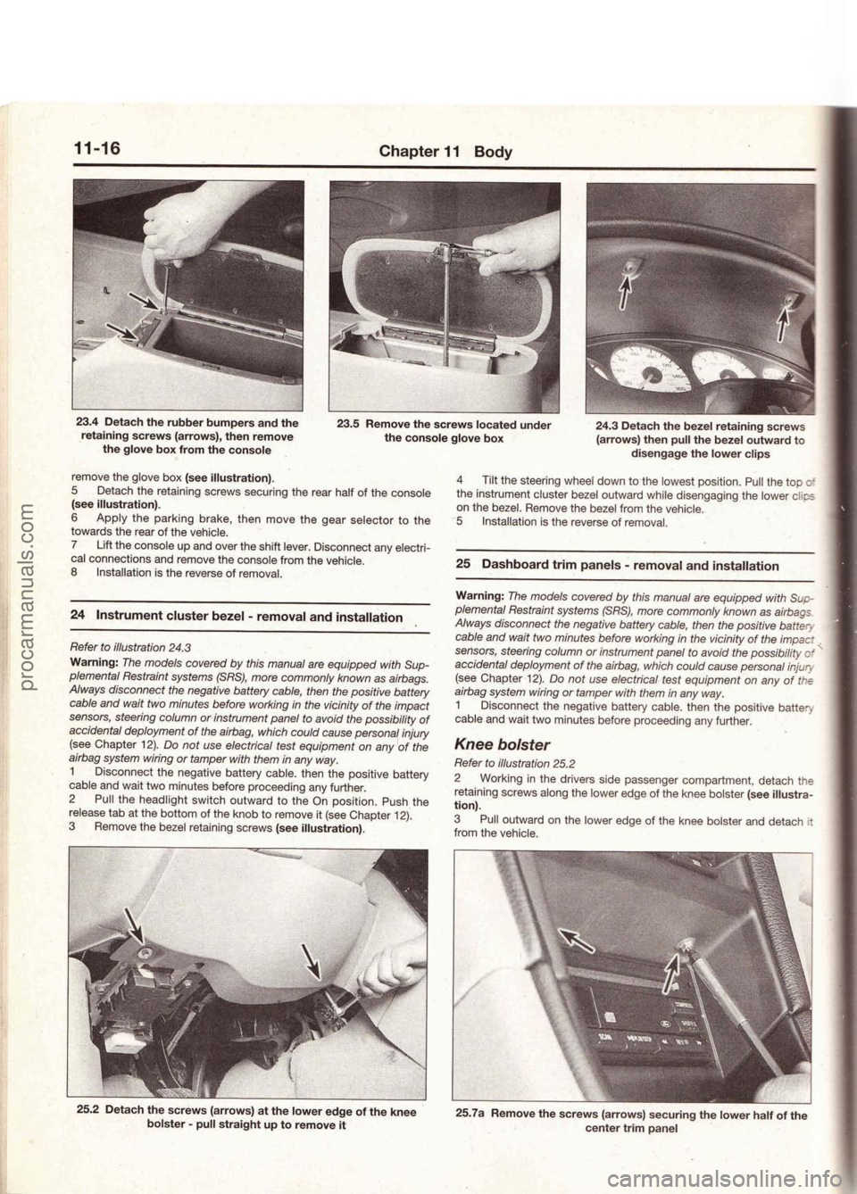 FORD MUSTANG 1994  Service Repair Manual procarmanuals.com 