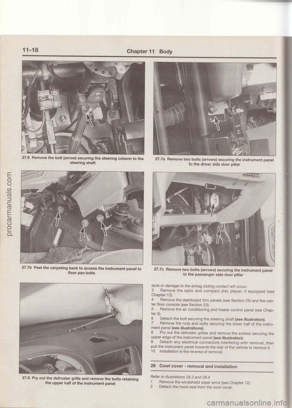 FORD MUSTANG 1994  Service Repair Manual procarmanuals.com 