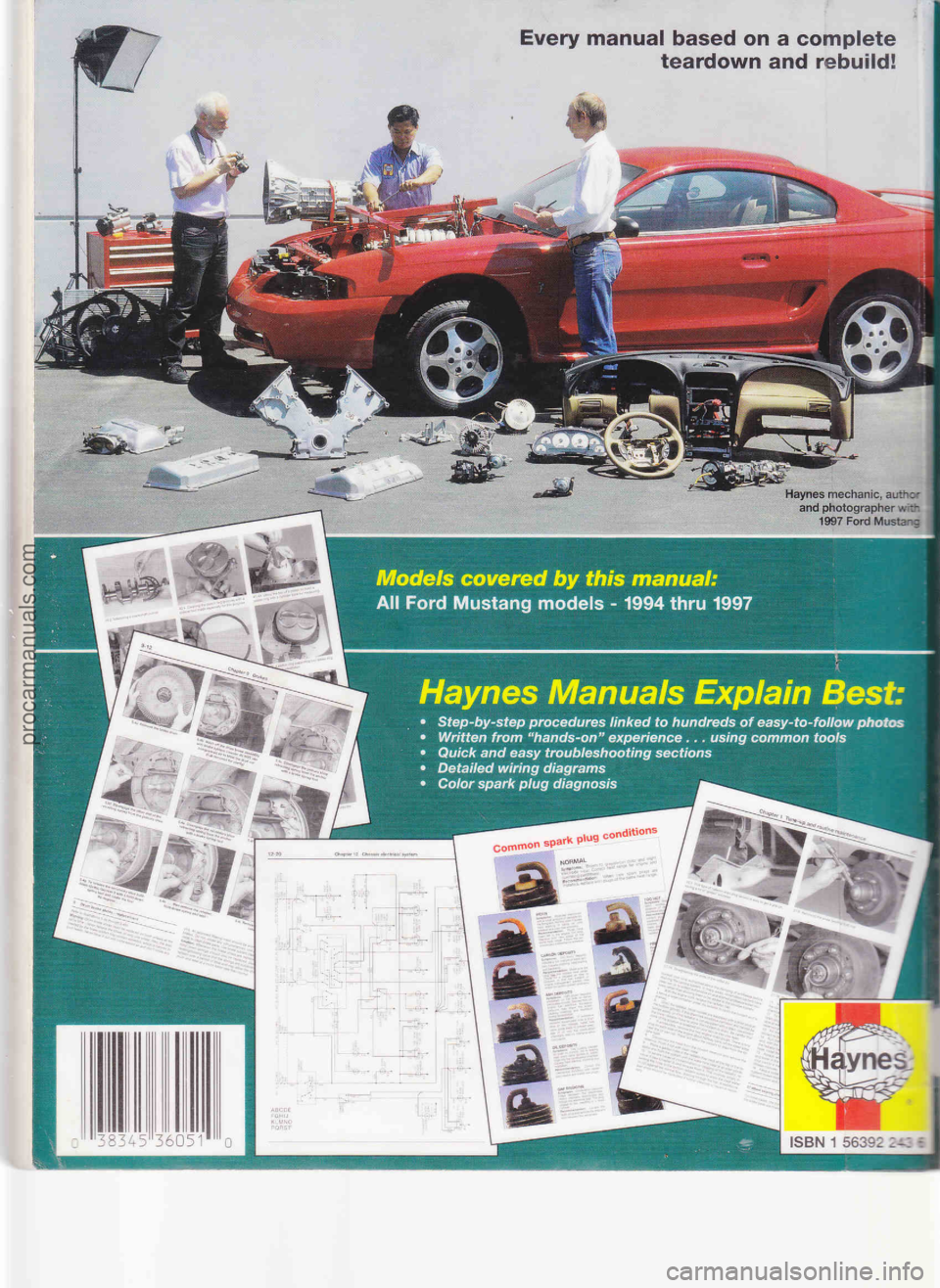 FORD MUSTANG 1994  Service Repair Manual procarmanuals.com 