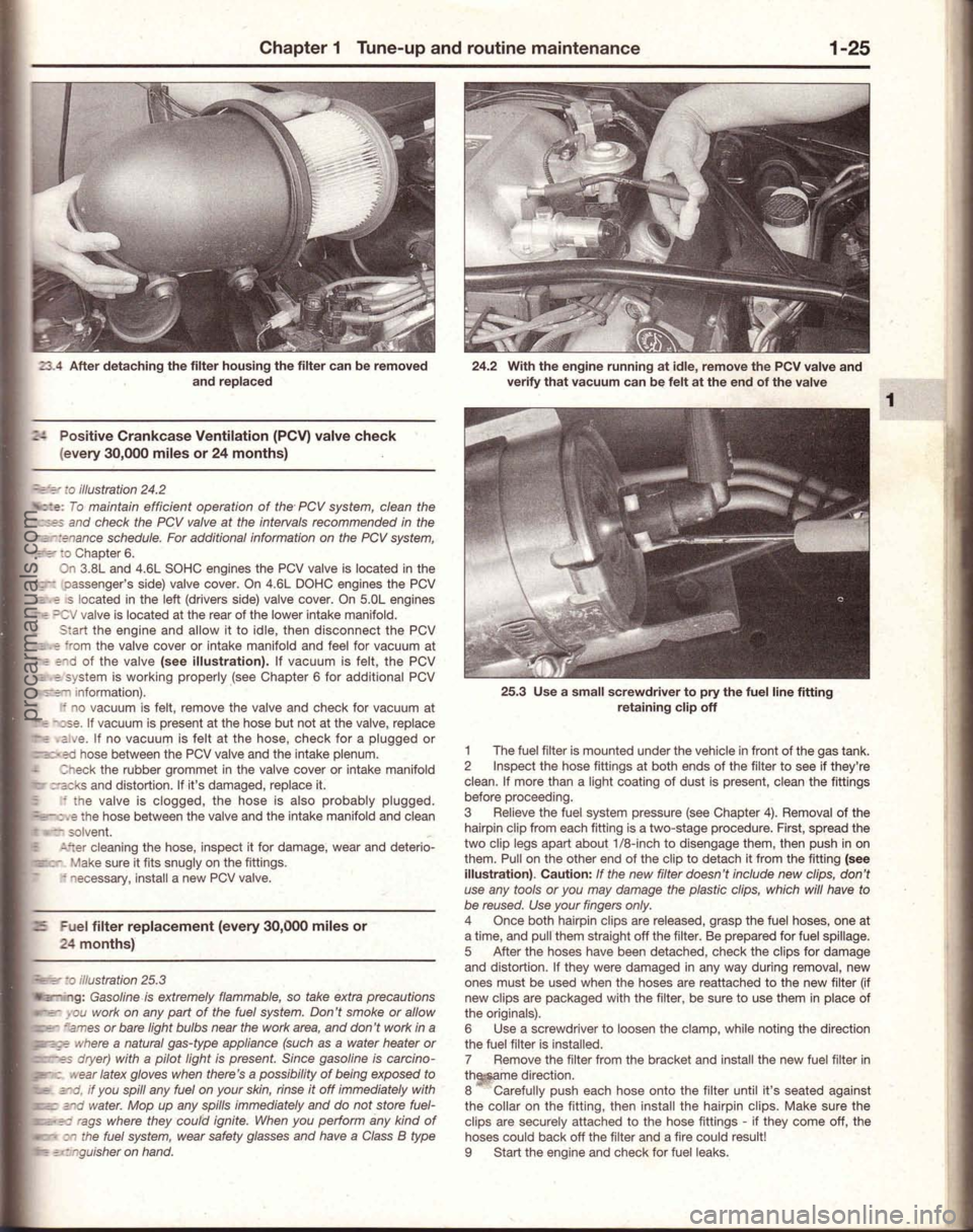 FORD MUSTANG 1994  Service Repair Manual procarmanuals.com 