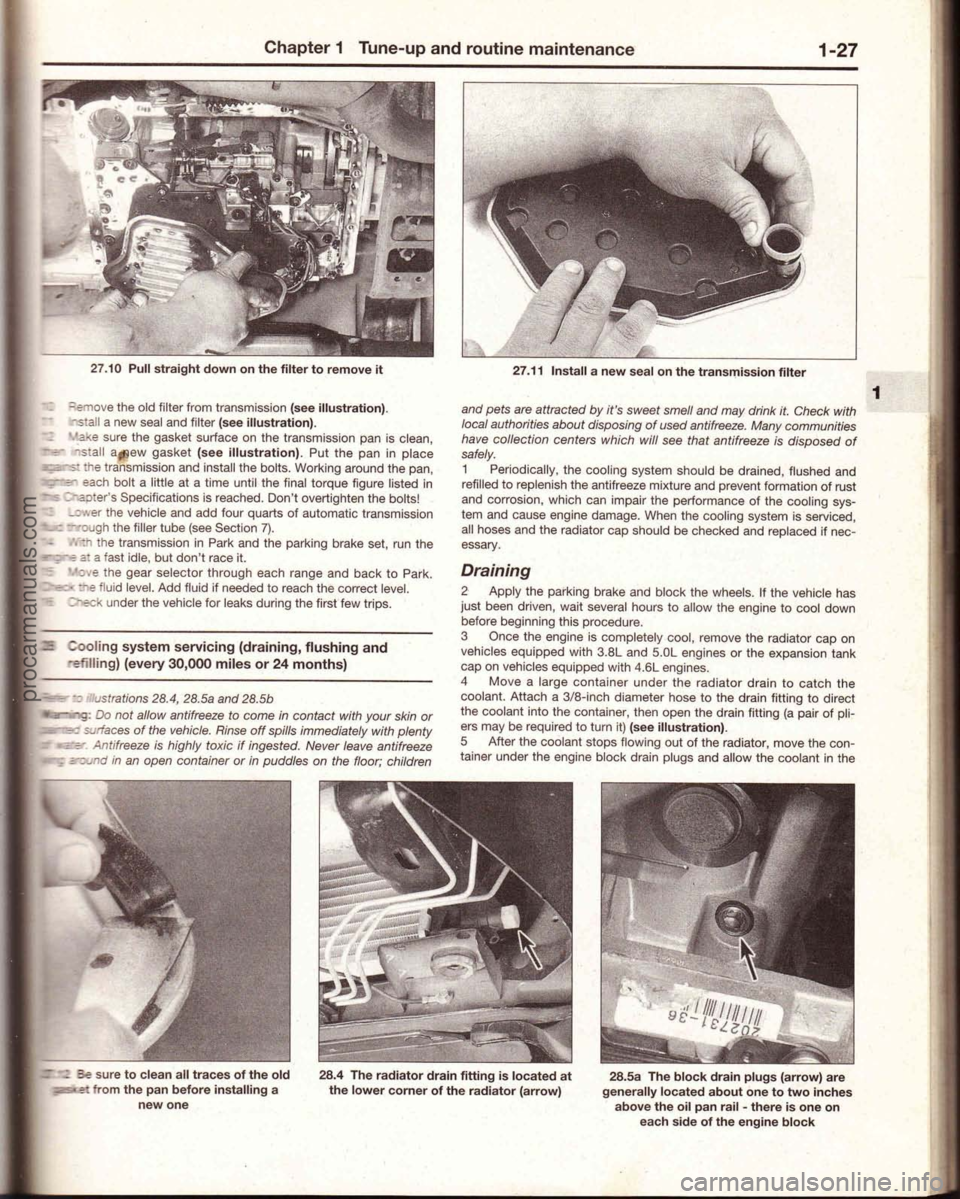 FORD MUSTANG 1994  Service Repair Manual procarmanuals.com 