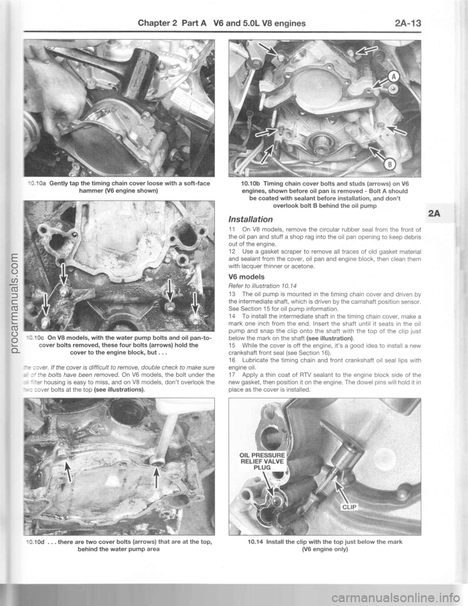 FORD MUSTANG 1994  Service Repair Manual procarmanuals.com 