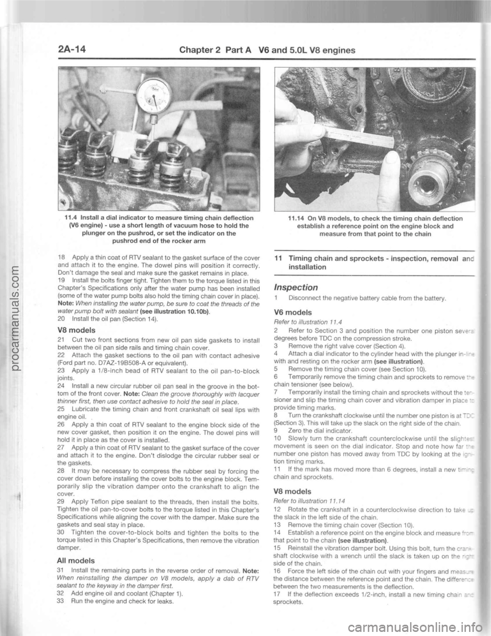 FORD MUSTANG 1994  Service Repair Manual procarmanuals.com 