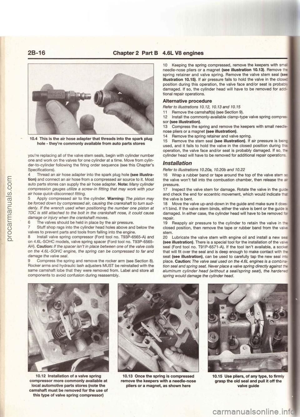 FORD MUSTANG 1994  Service Repair Manual procarmanuals.com 
