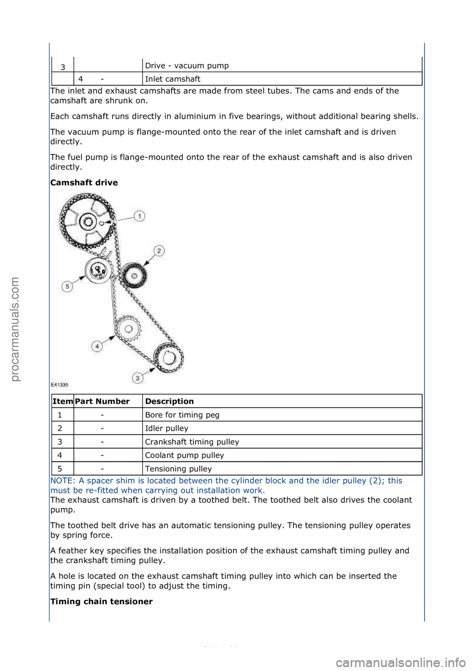 FORD S-MAX 2006  Service Repair Manual Drive\f-\fv\bcuum\fpump\f
Inlet\fc\bmsh\bft\f
The\finlet\f\bnd\fexh\bust\fc\bmsh\bfts\f\bre\fm\bde\ffrom\fsteel\ftubes.\fThe\fc\bms\f\bnd\fends\fof\fthe\f
c\b
 msh\bft\f\bre\fshrunk\fon.\f
E\bch\fc\bm