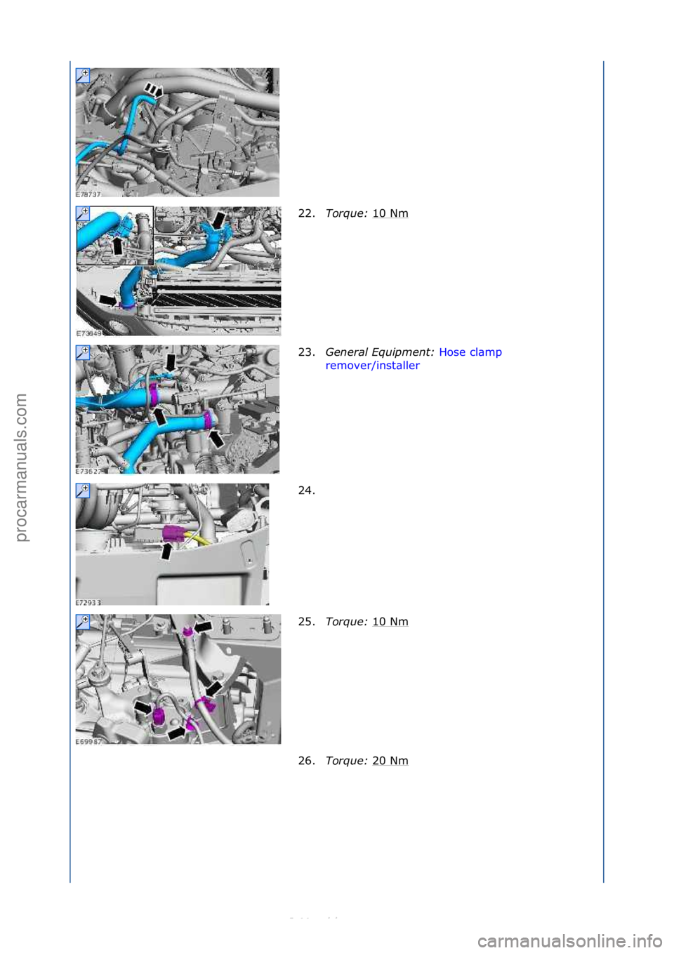 FORD S-MAX 2006  Service Repair Manual 22.Torque:\b 10\fNm\f
23. General\bEquipment:\b Hose\fcl\bmp\f
re m

over/inst\bller \f
24.

\f
25. Torque:\b 10\fNm
\f
26. Torque:\b 20\fNm
\f
\f\f
\f\f
\f\f
\f\f
\f\f
Стр. 5 из
 7
05.01.2013htt