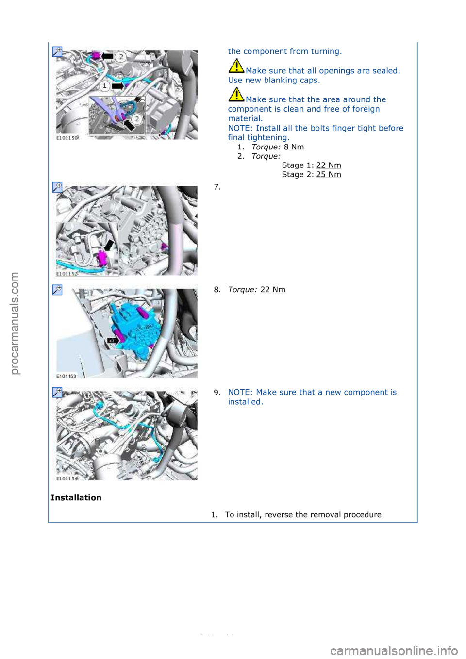 FORD S-MAX 2006  Service Repair Manual I\fst\bll\btio\f the\fcomponent\ffrom\fturning.\f
M\bk

e\fsure\fth\bt\f\bll\fopenings\f\bre\fse\bled.\f
Use\fnew\fbl\bnking\fc\bps.\f\f
M\bke\fsure\fth\bt\fthe\f\bre\b\f\bround\fthe\f
component\fis\f