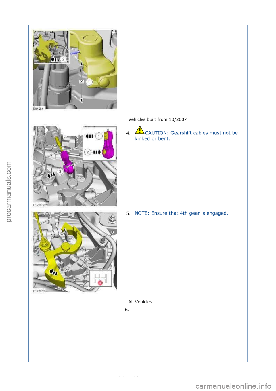 FORD S-MAX 2006  Service Repair Manual Vehicles\fbuilt\ffrom\f10/2007\f
All\fVehicles\f
4.
CAUTION:\fGe\brshift\fc\bbles\fmust\fnot\fbe\f
ki

nked\for\fbent.\f
5. NOTE:\fEnsure\fth\bt\f4th\fge\br\fis\feng\bged.\f
6. \f
\f
\f
\f
Стр. 2 