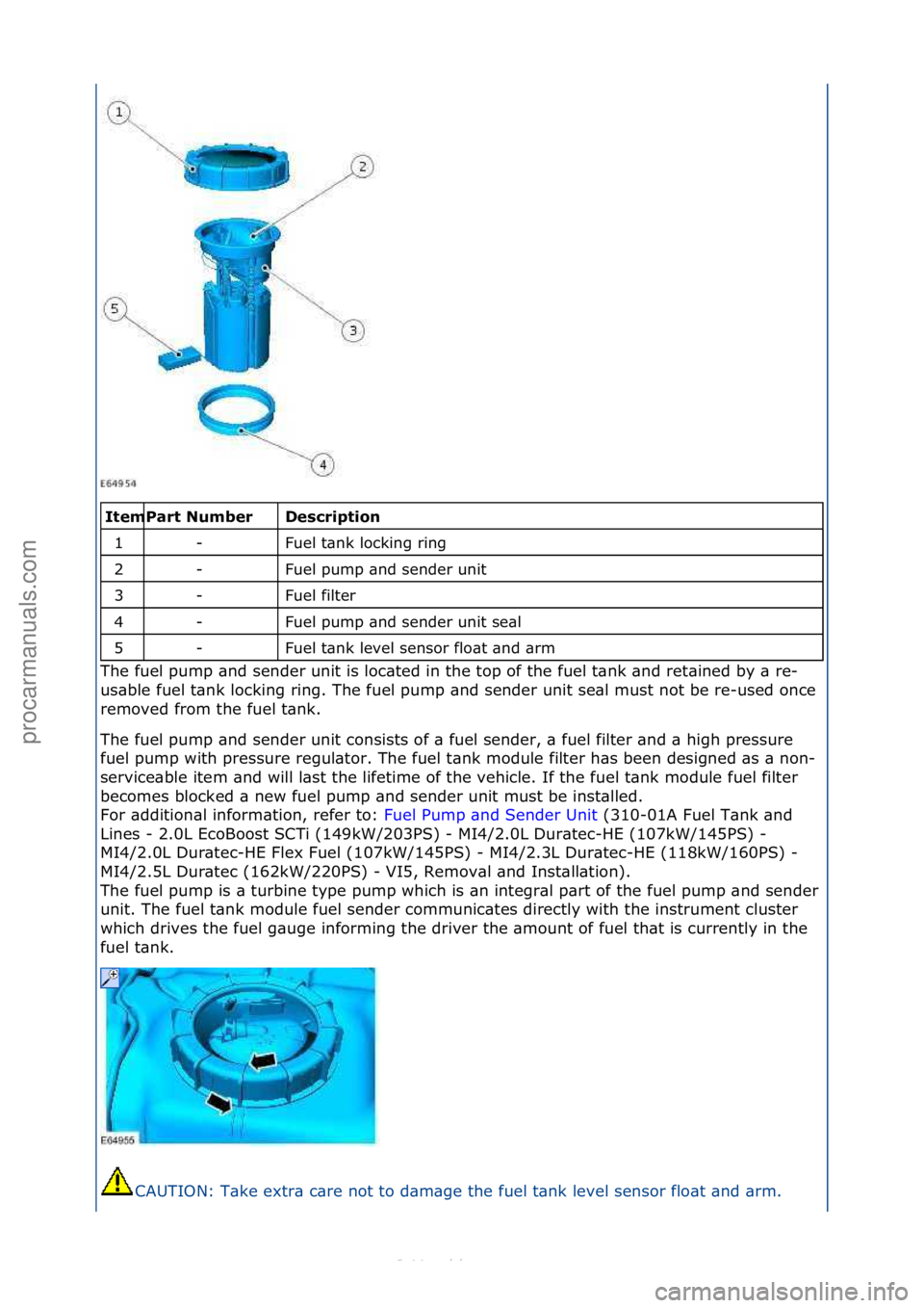 FORD S-MAX 2006  Service Repair Manual \f\fDescr\fpt\fo\b 
Fuel\ft\bnk\flocking\fring\f
Fuel\fpump\f\bnd\fsender\funit\f
Fuel\ffilter\f
Fuel\fpump\f\bnd\fsender\funit\fse\bl\f\f
Fuel\ft\bnk\flevel\fsensor\fflo\bt\f\bnd\f\brm\f
The\ffuel\fp