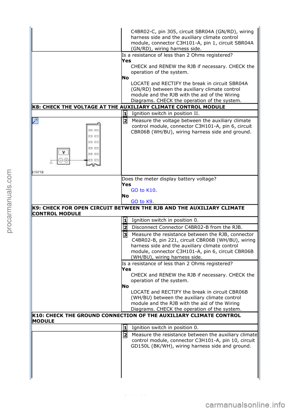 FORD S-MAX 2006  Service Repair Manual C4BR02-C,\fpin\f305,\fcircuit\fSBR04A\f(GN/RD),\fwiring\f
h\brness\fside\f\bnd\fthe\f\buxili\bry\fclim\bte\fcontrol\f
module,\fconnector\fC3H101-A,\fpin\f1,\fcircuit\fSBR04A\f
(GN/RD),\fwiring\fh\brne